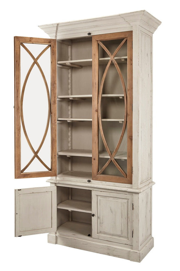 Grayson Fretwork Cabinet-Buffets & Curios-Furniture Classics-LOOMLAN