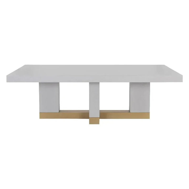 Greco Wooden Rectangular Dining Table - LOOMLAN