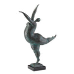 Green Black Butterfly Ballerina Bronze