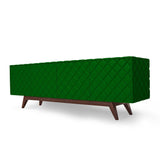 Green Diamond Wood Sideboard for Dining Room or TV Stand-Sideboards-Victor Betancourt-LOOMLAN