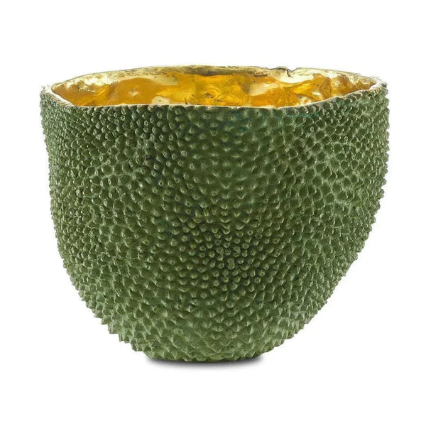 Green Gold Jackfruit Large Vase - LOOMLAN - Currey & Co - Vases & Jars