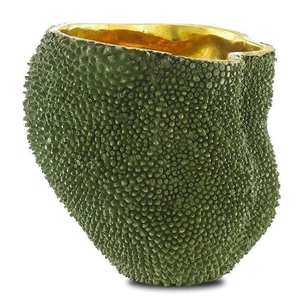 Green Gold Jackfruit Medium Vase - LOOMLAN - Currey & Co - Vases & Jars