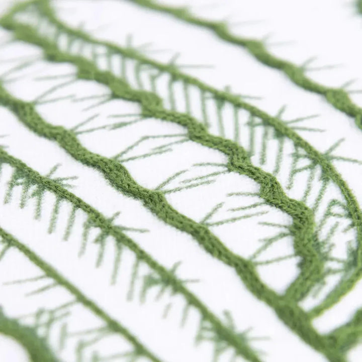 Green Sean Words Decorative Couch Pillows Down Insert - LOOMLAN - LOOMLAN - Throw Pillows