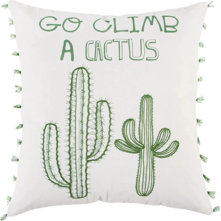 Green Sean Words Decorative Couch Pillows Down Insert - LOOMLAN - LOOMLAN - Throw Pillows
