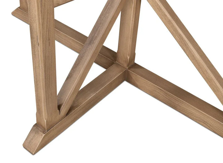 Gregorio Vineyards Half Moon Design Console Table - LOOMLAN - Sarreid - Console Tables