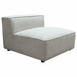 Grey -Beige Modular Sectional Sofa Slipper Chair In Barley Modular Components LOOMLAN By Diamond Sofa