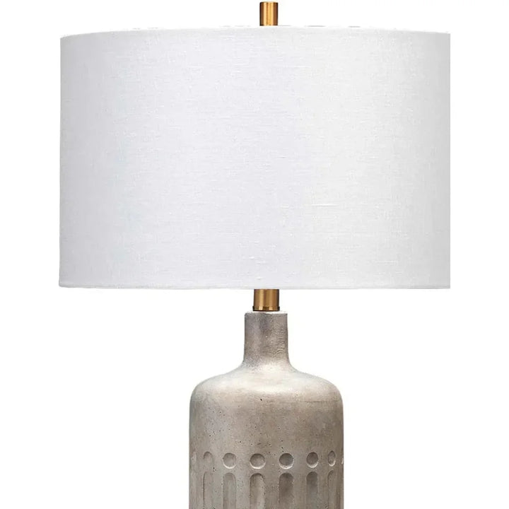 Grey Cement Annex Table Lamp - LOOMLAN - Jamie Young - Table Lamps