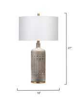 Grey Cement Annex Table Lamp Table Lamps LOOMLAN By Jamie Young