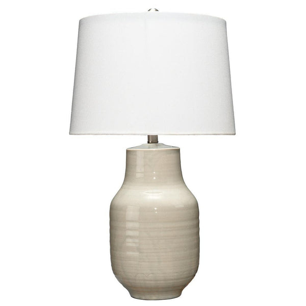 Grey Ceramic Bottle Table Lamp Table Lamps LOOMLAN By Jamie Young