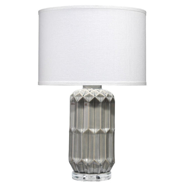 Grey Ceramic Jewel Table Lamp Table Lamps LOOMLAN By Jamie Young