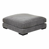 Grey Corduroy Couch Down Filled Modular Ottoman Modular Components LOOMLAN By Moe's Home