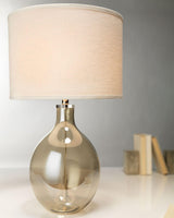Grey Glass Juliette Table Lamp Table Lamps LOOMLAN By Jamie Young