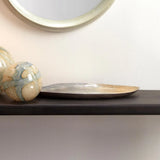 Grey Iron Sheet Palette Oval Tray Trays LOOMLAN By Jamie Young