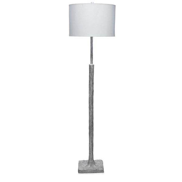 Grey Polyresin Humble Floor Lamp Floor Lamps LOOMLAN By Jamie Young