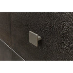 Grey Shagreen Leather Dresser