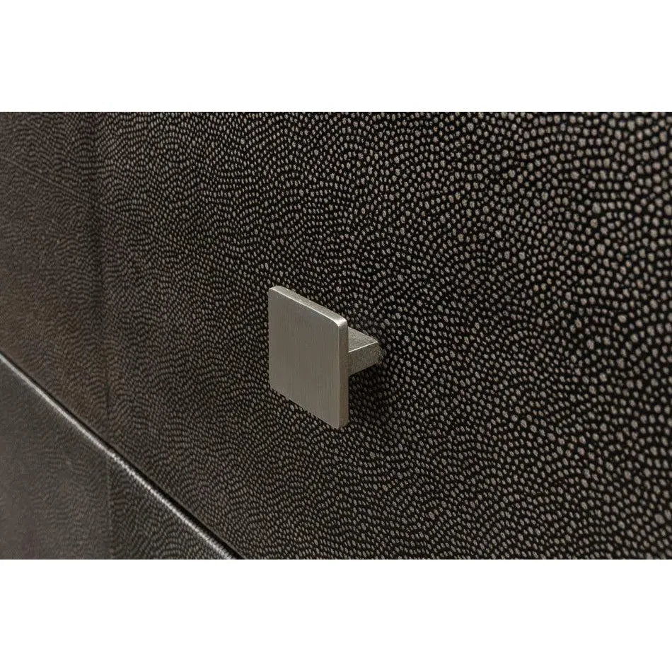 Grey Shagreen Leather Dresser