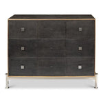 Grey Shagreen Leather Dresser