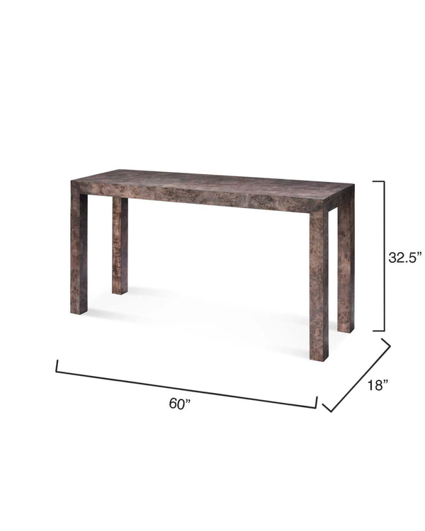 Grey Wood Archer Console Console Tables LOOMLAN By Jamie Young