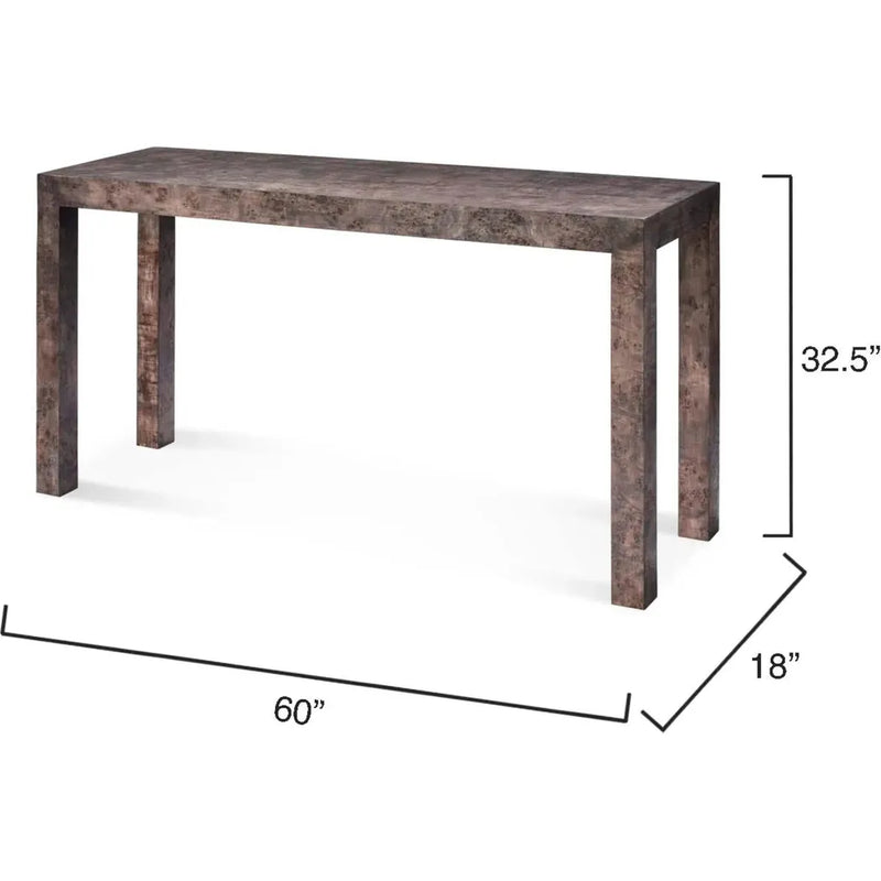 Grey Wood Archer Console Console Tables LOOMLAN By Jamie Young