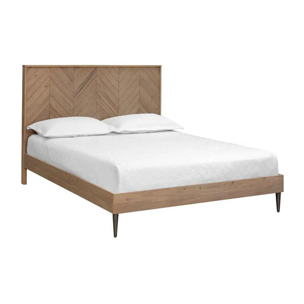 Greyson Handcrafted Wooden Bed-Beds-SUNPAN-Light Acacia-King-LOOMLAN