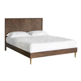 Greyson Handcrafted Wooden Bed-Beds-SUNPAN-Smoke Acacia-King-LOOMLAN