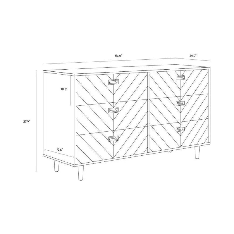 Greyson Handcrafted Wooden Dresser