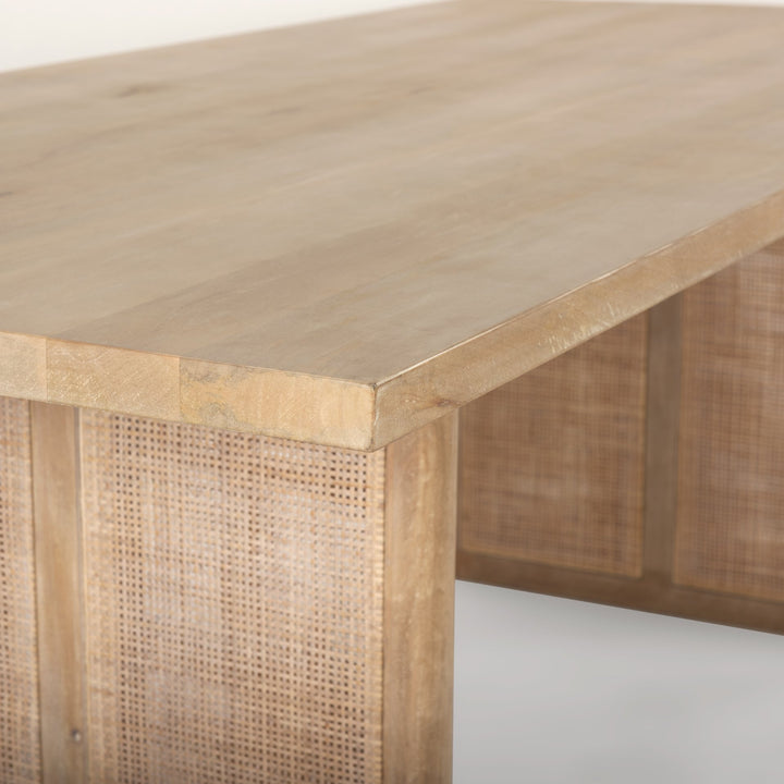 Grier Wooden Rectangular Dining Table-Dining Tables-Mercana-LOOMLAN