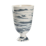 Grigio Footed Marble Made Vase