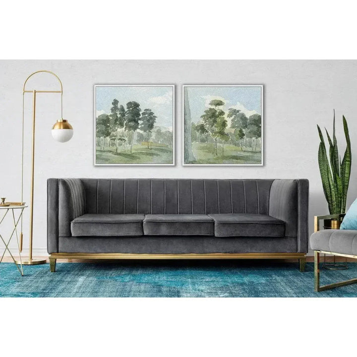 Grove I Artwork d Canvas With Floating - LOOMLAN - LOOMLAN - Canvas Art