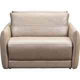 Guest House Power Sleep Leather Armchair-Club Chairs-Olivia + Quinn-LOOMLAN