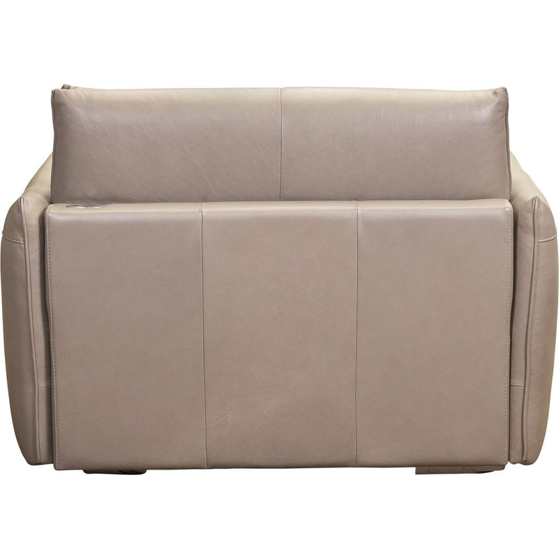 Guest House Power Sleep Leather Armchair-Club Chairs-Olivia + Quinn-LOOMLAN