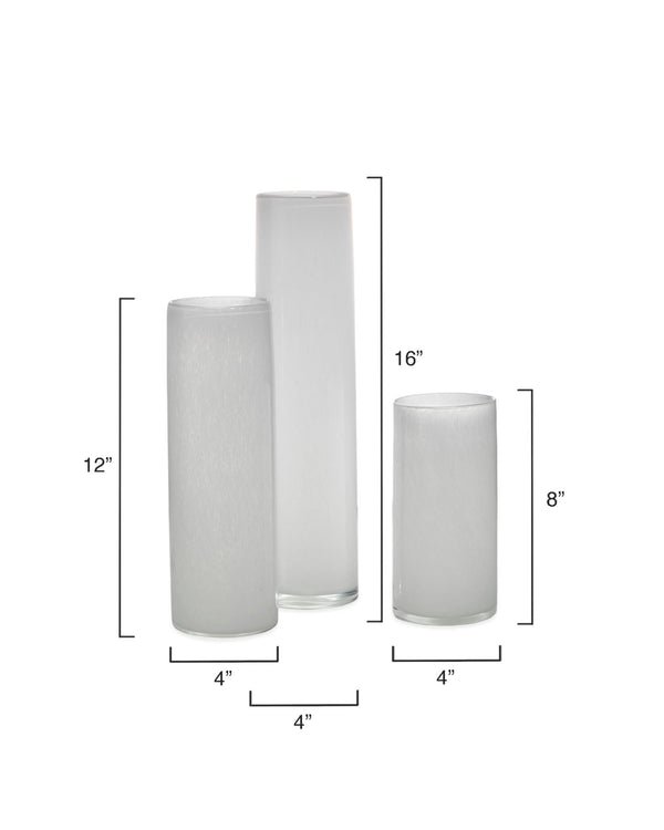 Gwendolyn Hand Blown Vases (Set of 3)-Vases & Jars-Jamie Young-LOOMLAN