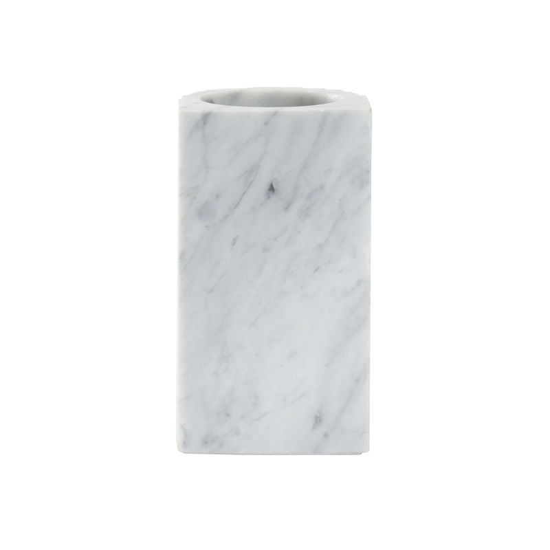 Gwyn Carrera Marble Made White Vase