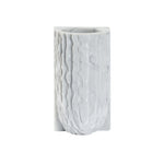 Gwyn Carrera Marble Made White Vase