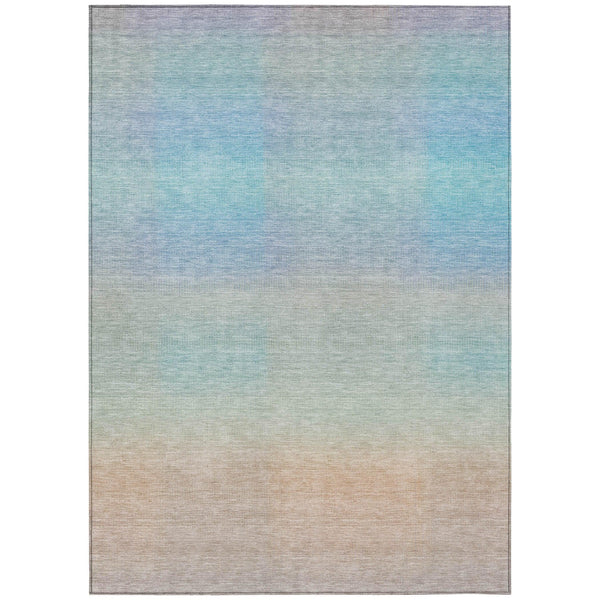 Haelor Sky Washable Indoor-Outdoor Rug