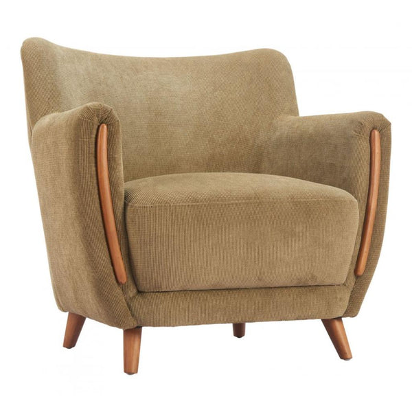 Hako Olive Fabric Club Chair