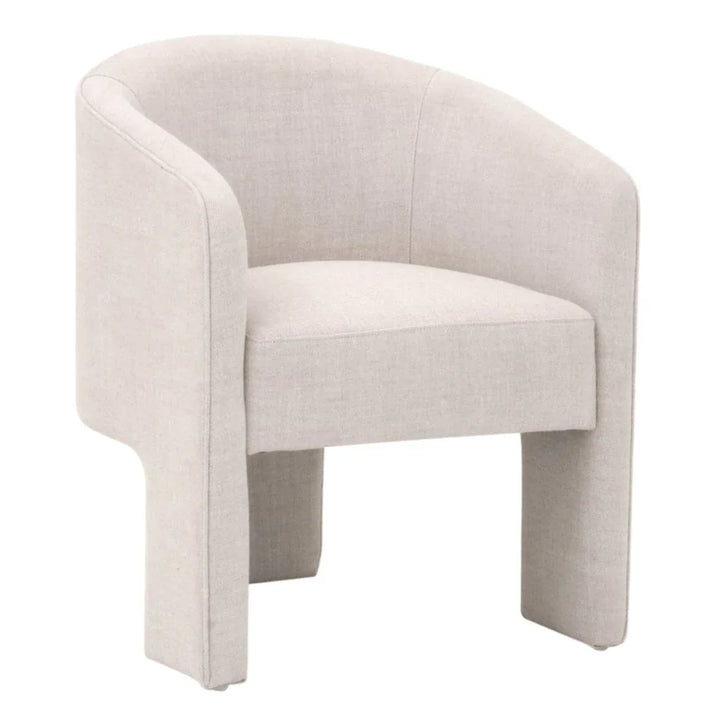 Hall Cream Fabric Arm Chair - LOOMLAN - Essentials For Living - Club Chairs