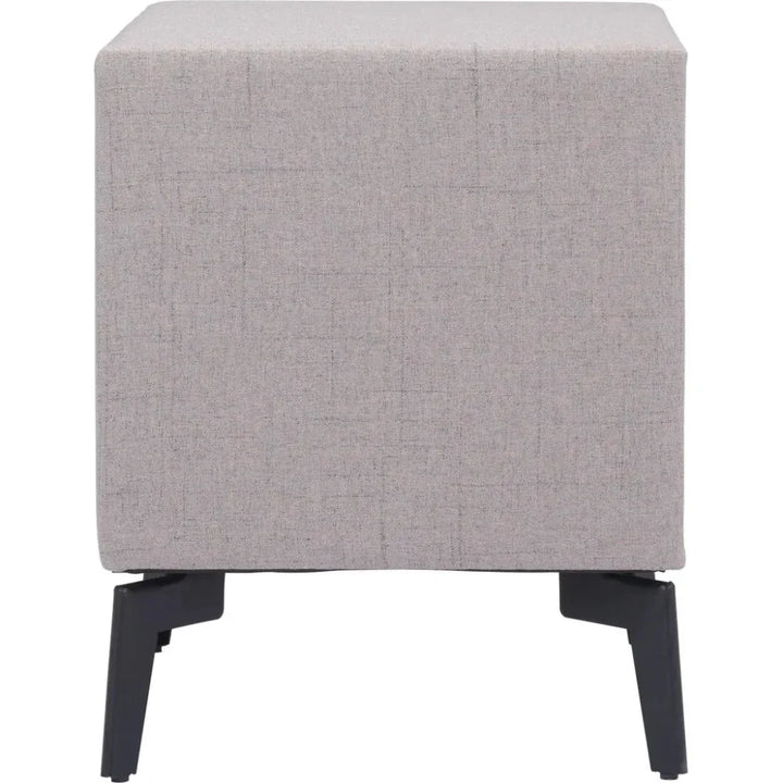 Halle Side Table Gray - LOOMLAN - Zuo Modern - Side Tables