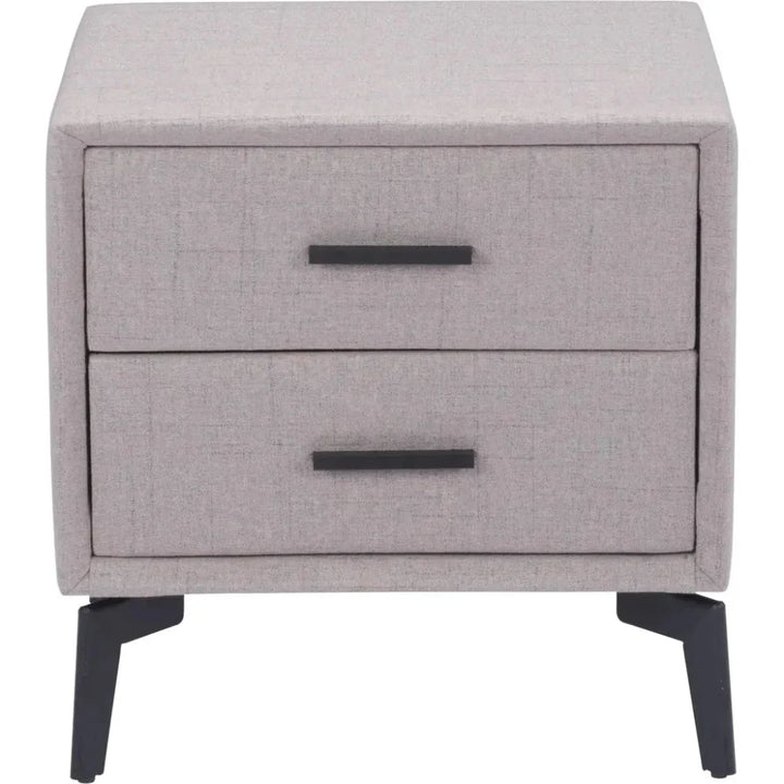 Halle Side Table Gray - LOOMLAN - Zuo Modern - Side Tables