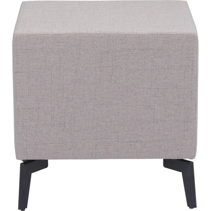 Halle Side Table Gray - LOOMLAN - Zuo Modern - Side Tables