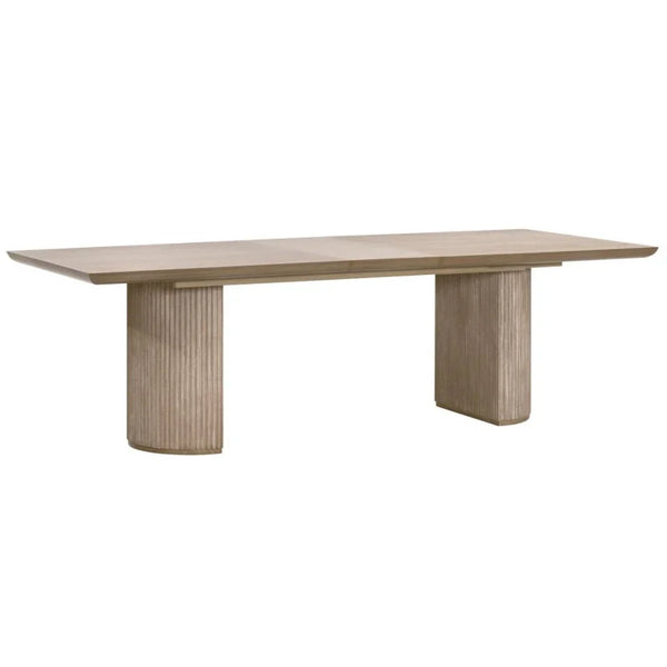 Halloway Extendable Wood Dining Table-Dining Tables-Essentials For Living-LOOMLAN