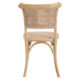 Halsey Wood Framed Armless Side Chair