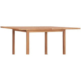 Hamilton Square Teak Outdoor Dining Table Umbrella Hole