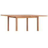 Hamilton Square Teak Outdoor Dining Table with Umbrella Hole-Outdoor Dining Tables-HiTeak-LOOMLAN