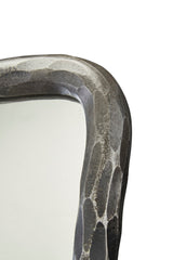 Hammered Iron Edge Full Mirror-Wall Mirrors-Furniture Classics-LOOMLAN