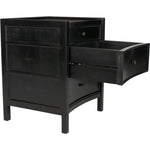 Hampton Night Stand 24", Hand Rubbed Black