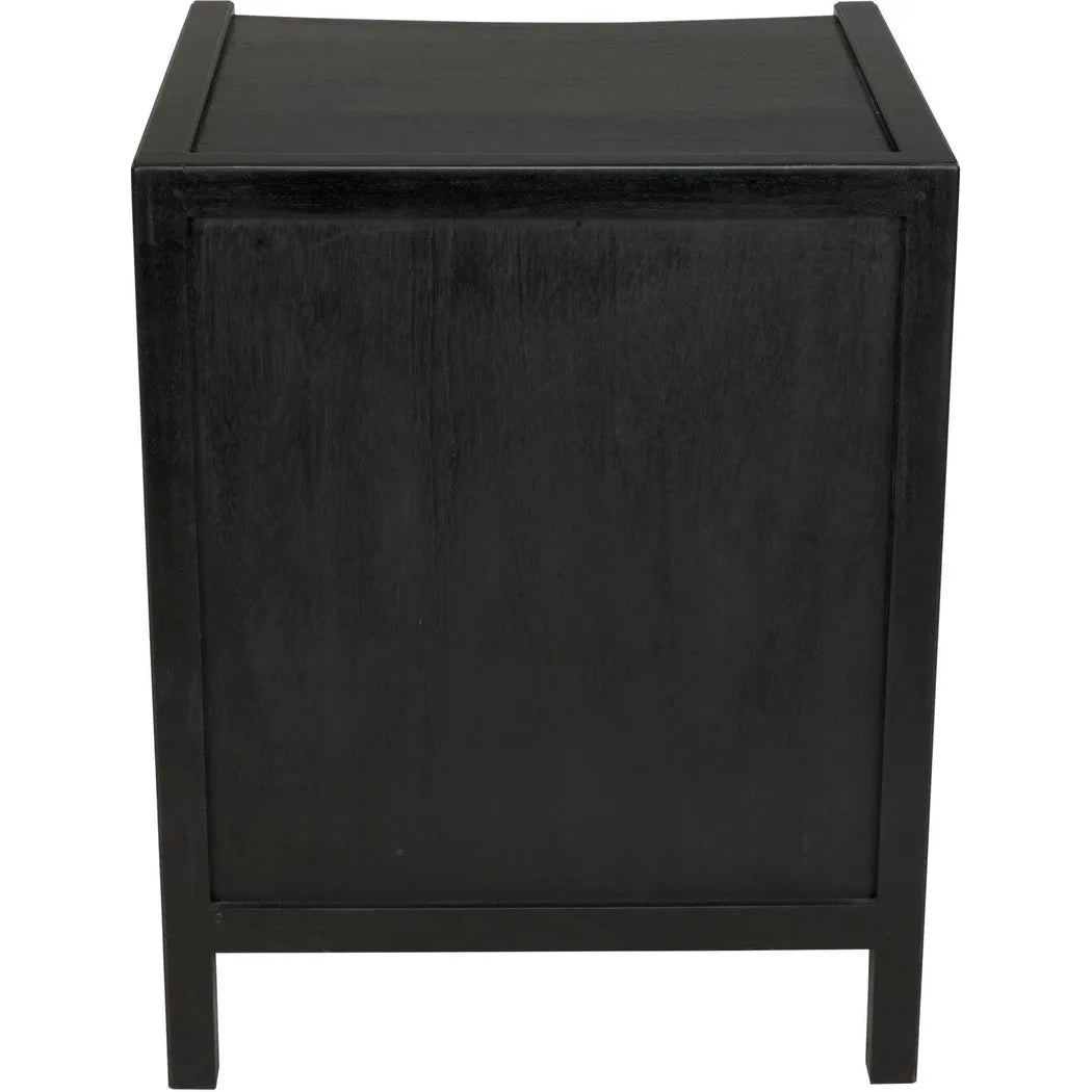 Hampton Night Stand 24", Hand Rubbed Black