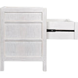 Hampton Wood White Night Stand With Drawers