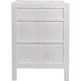 Hampton Wood White Night Stand With Drawers