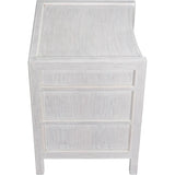 Hampton Wood White Night Stand With Drawers